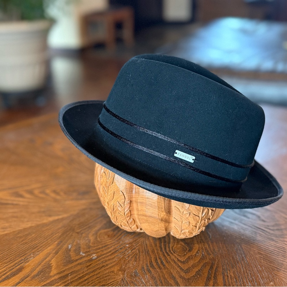 **SALE** Black Kangol Fedora Hat